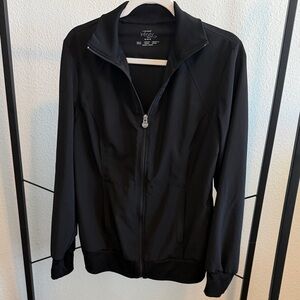Cherokee infinity scrub jacket black | women’s medium